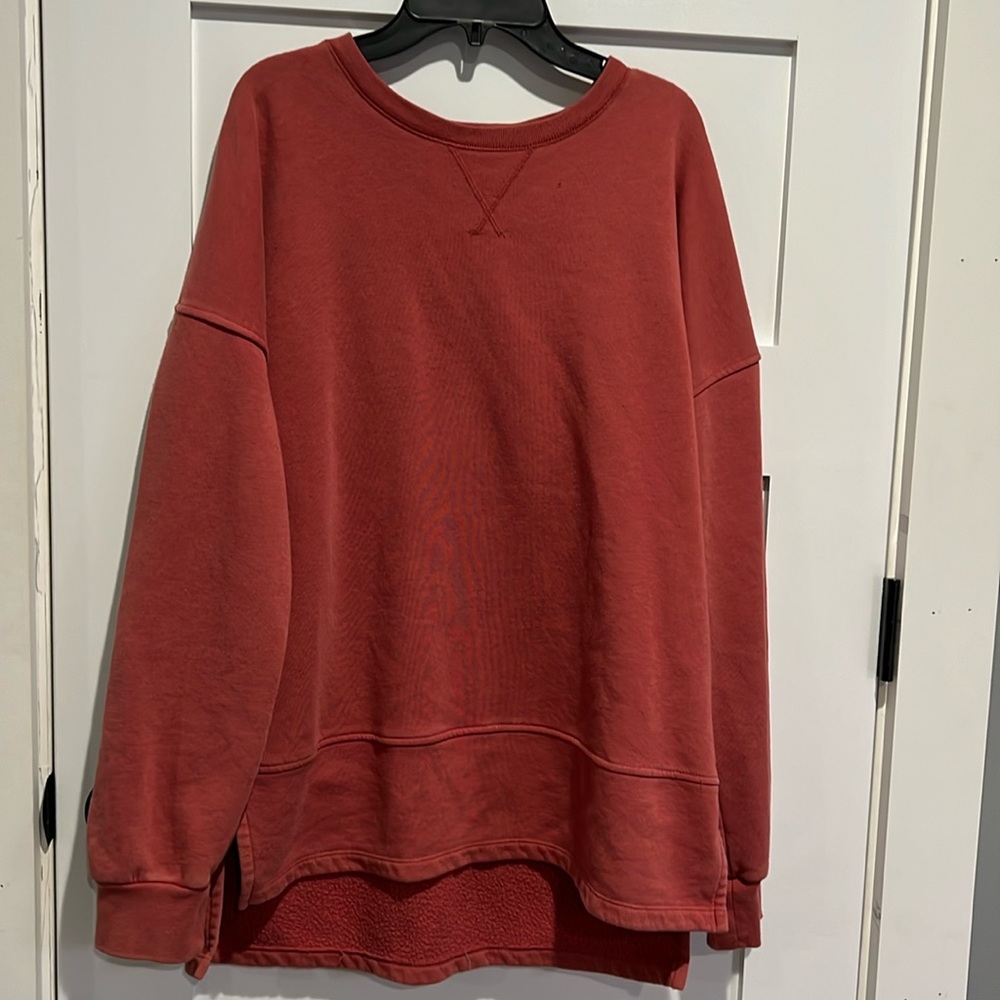 Size large pink sweatshirt
